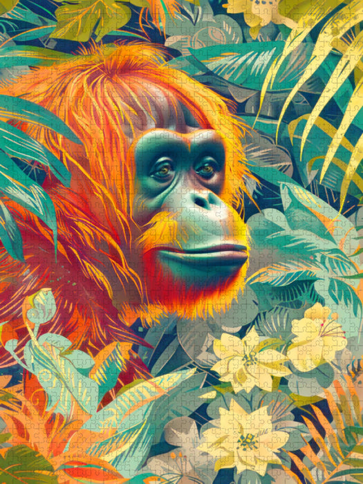 Dschungeltiere Pop-Art - CALVENDO Foto-Puzzle'
