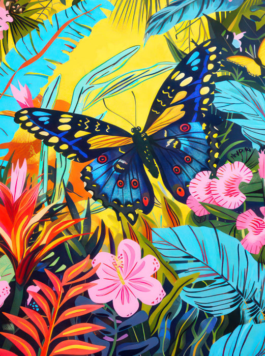 Dschungeltiere Pop Art - CALVENDO Foto-Puzzle'