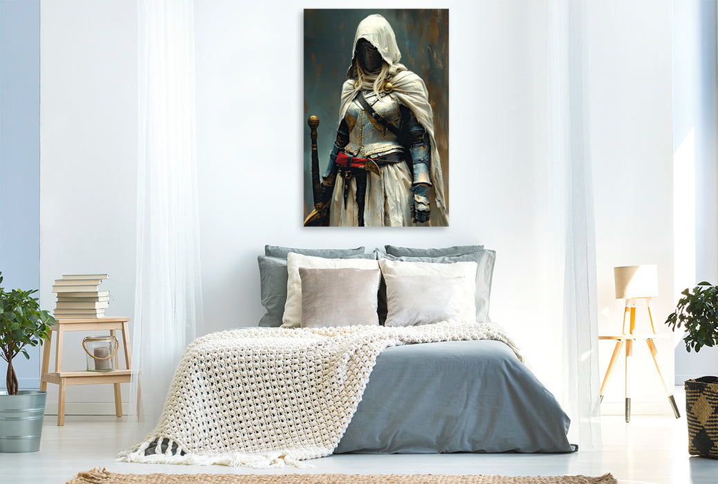 Premium Textil-Leinwand Jeanne d'Arc