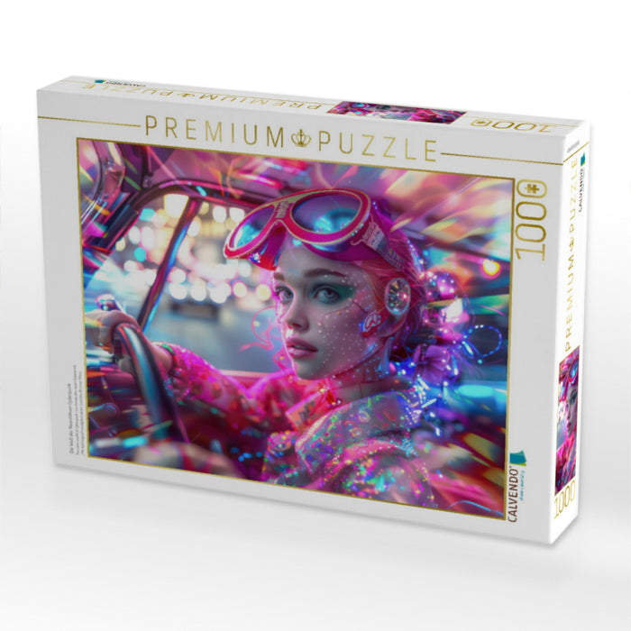 Die Welt der Neonröhren Cyberpunk - CALVENDO Foto-Puzzle'