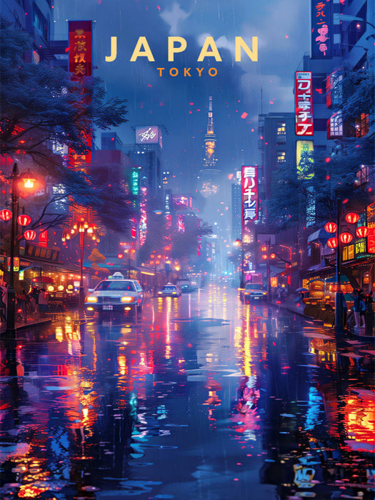 Tokyo bei Nacht - CALVENDO Foto-Puzzle'