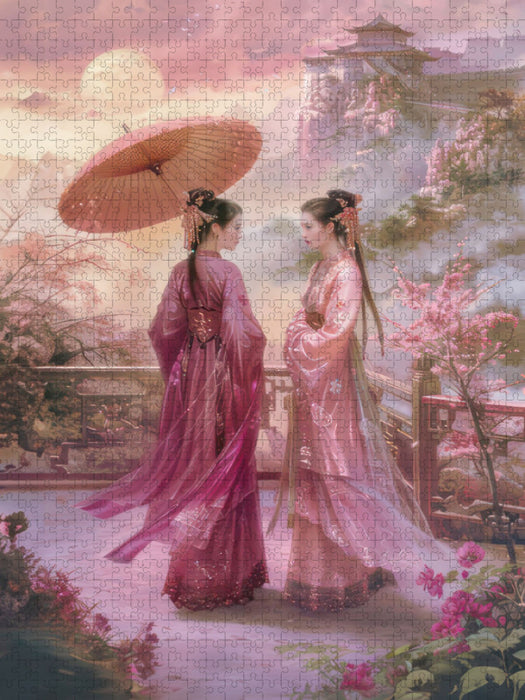 Anmutige asiatische Frauen - CALVENDO Foto-Puzzle'