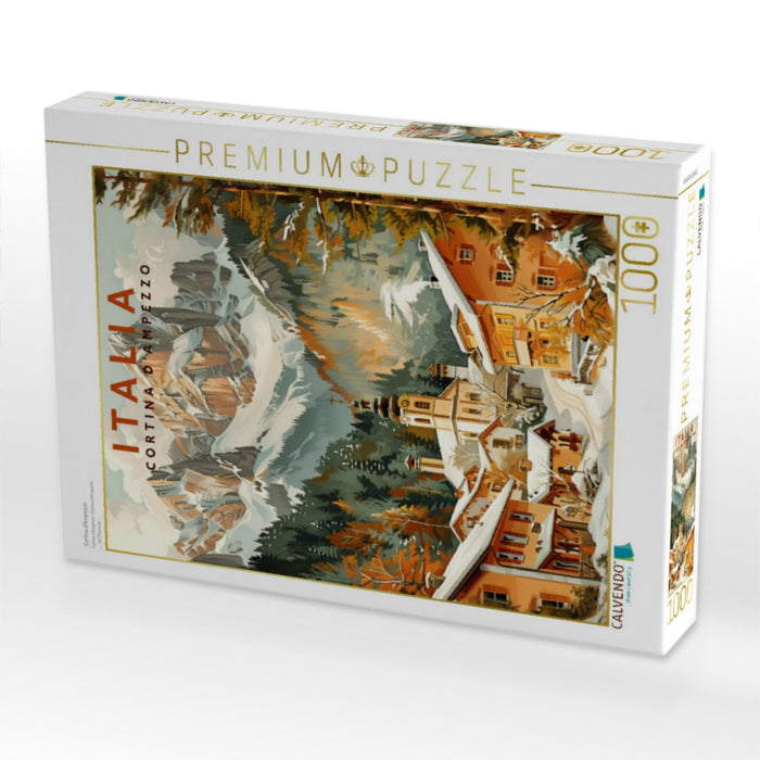 Cortina d’Ampezzo - CALVENDO Foto-Puzzle'