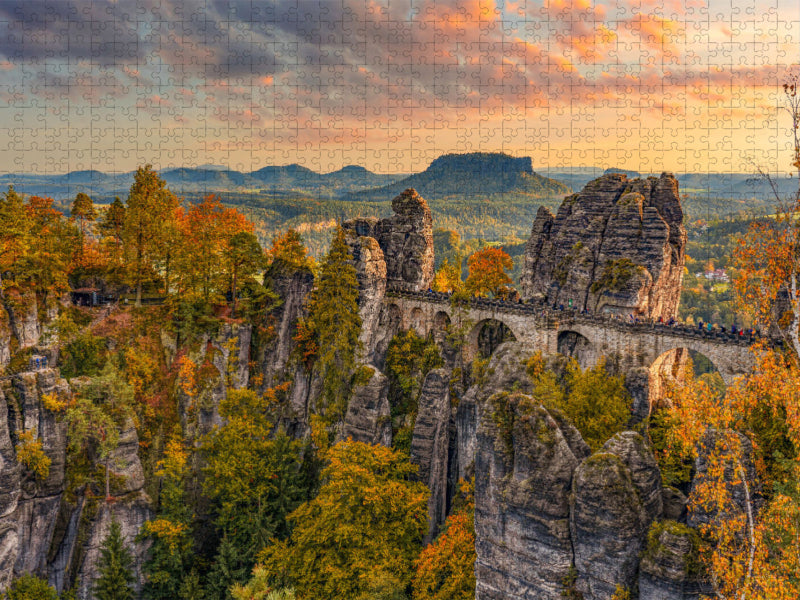 Ein Motiv aus dem Kalender Sächsische Schweiz - Wandern durch das Elbsandsteingebirge - CALVENDO Foto-Puzzle'