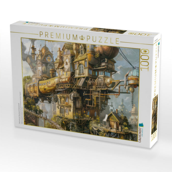 Mechanische Steampunk-Fantasiewelt - CALVENDO Foto-Puzzle'