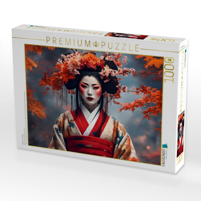 Geisha im Herbst - CALVENDO Foto-Puzzle'