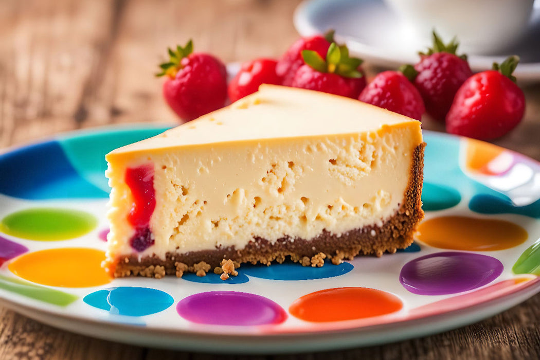 Premium Textil-Leinwand Cheesecake