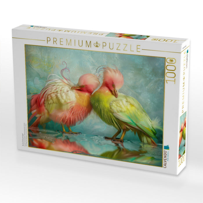 Bunte Fantasievögel - CALVENDO Foto-Puzzle'