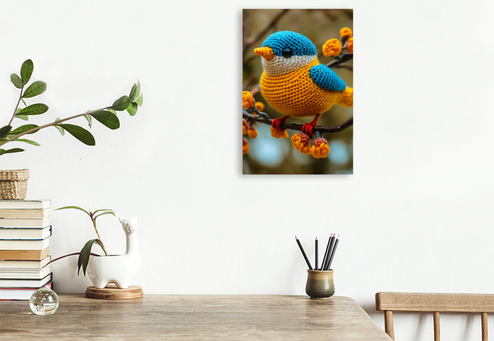 Premium Textil-Leinwand Ein Motiv aus dem Kalender Süße Häkeltiere - Inspirationen für das ganze Jahr