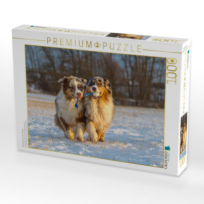 Wir ziehen an einem Strang! - CALVENDO Foto-Puzzle'