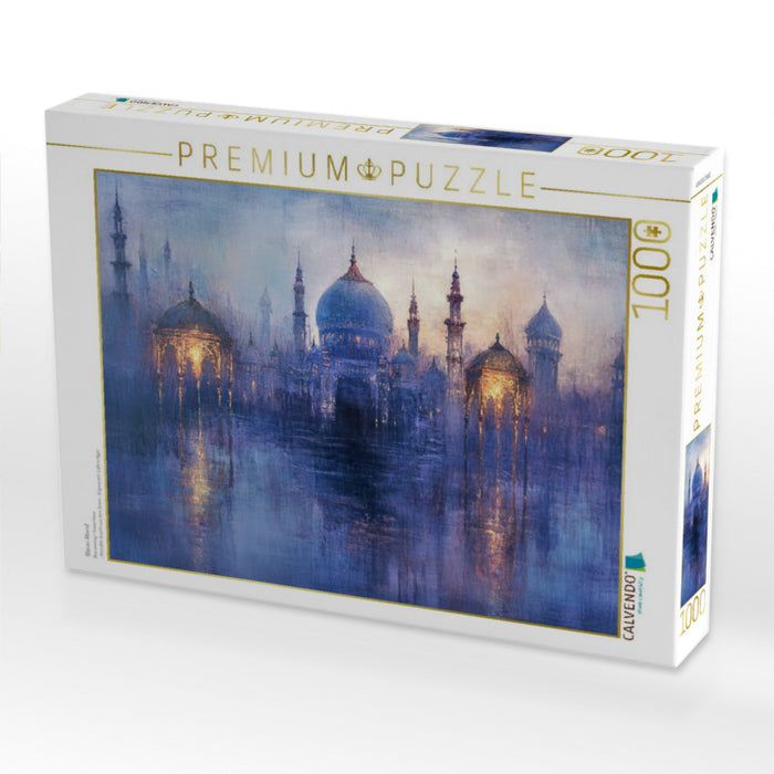 Blauer Abend - CALVENDO Foto-Puzzle'