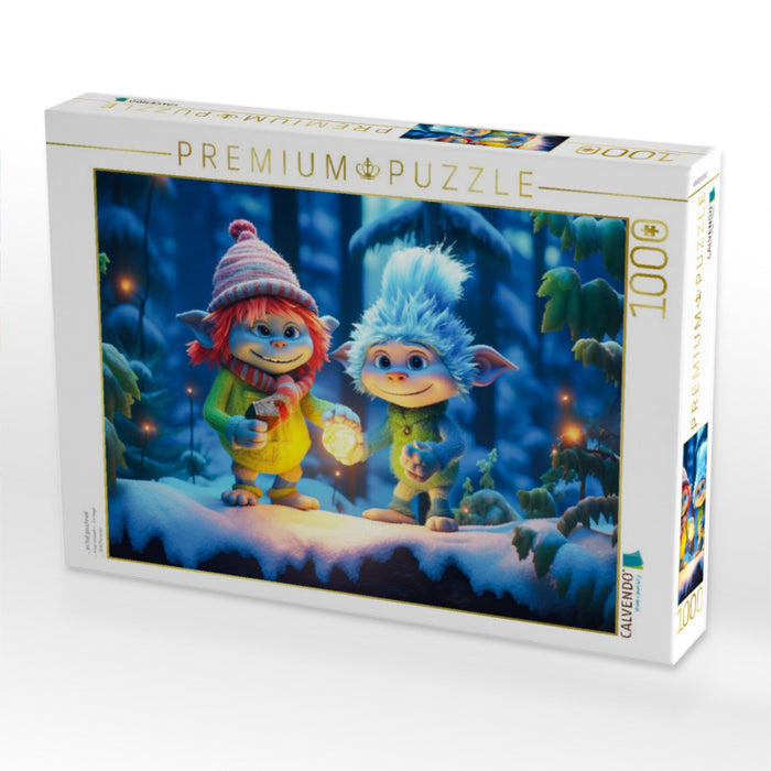 ... es hat geschneit - CALVENDO Foto-Puzzle'