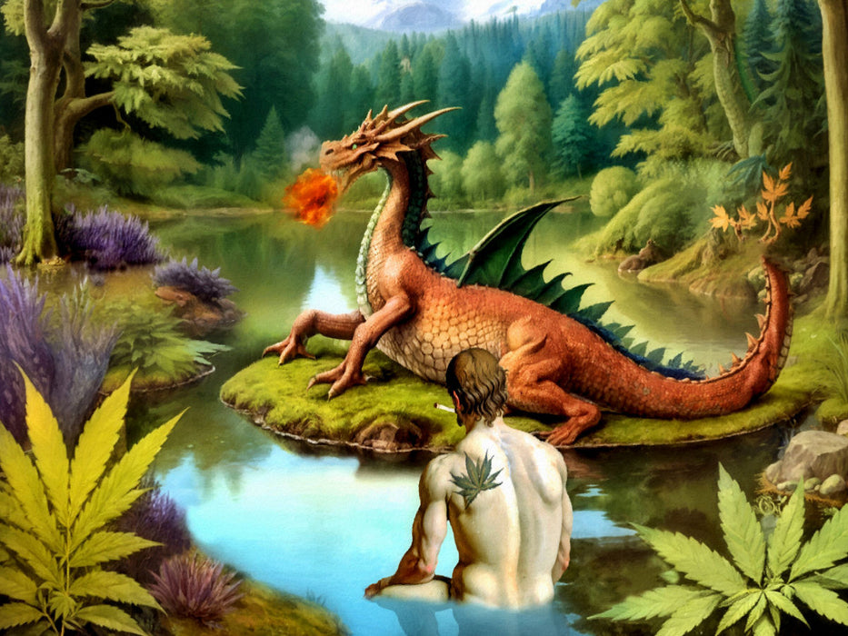 Die Sache mit Siegfried und Fafnir (Nibelungensage) - CALVENDO Foto-Puzzle'