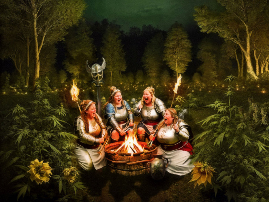 Mädelsabend der Walküren (Die Edda) - CALVENDO Foto-Puzzle'