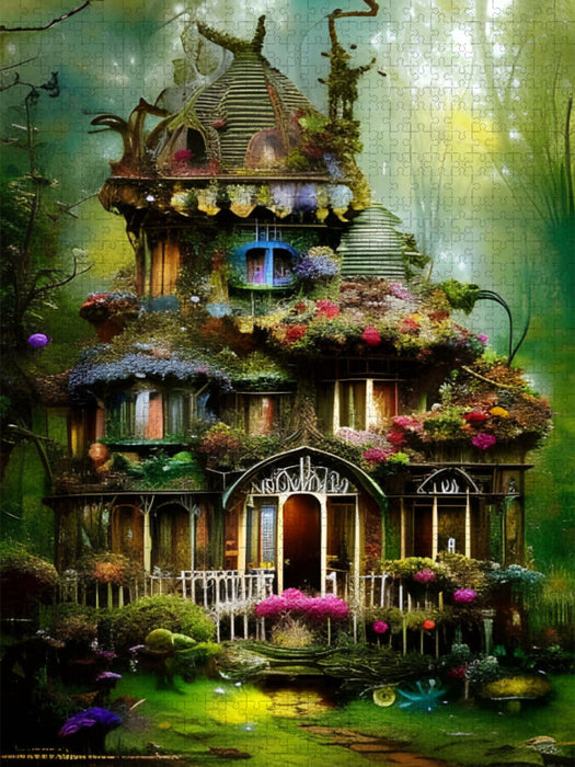 Waldvilla - CALVENDO Foto-Puzzle'