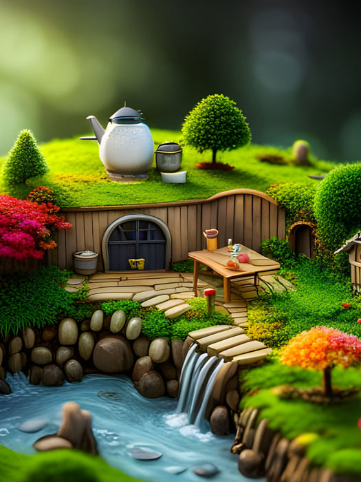 Teehaus - CALVENDO Foto-Puzzle'