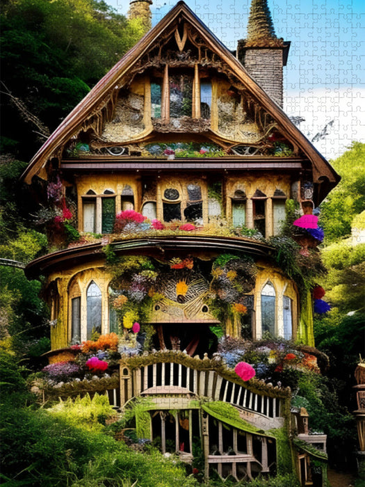 Waldvilla II - CALVENDO Foto-Puzzle'
