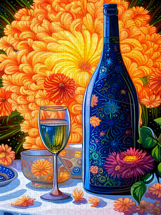 Blumiger Jahrgang - CALVENDO Foto-Puzzle'