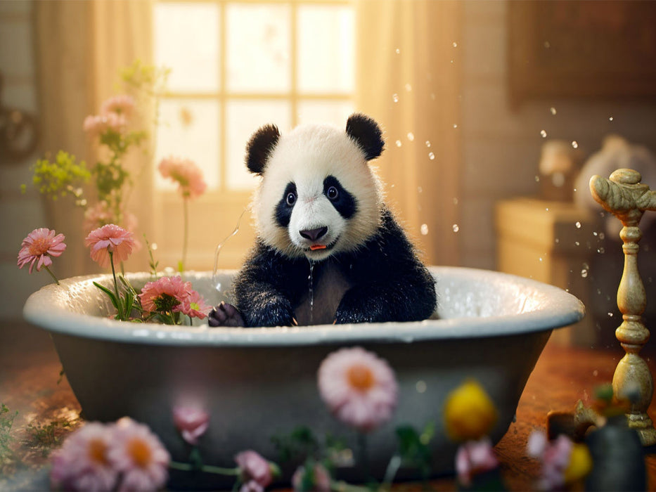 ,,, in der Badewanne - CALVENDO Foto-Puzzle'