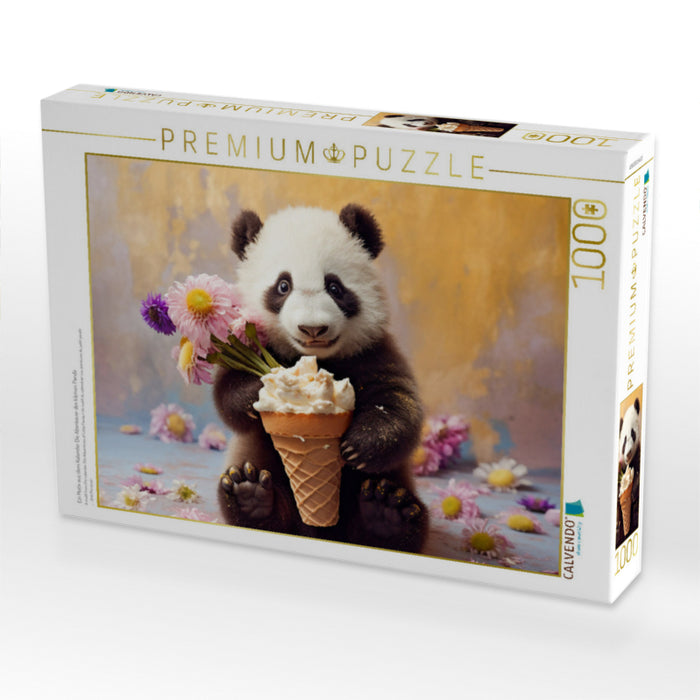 Un motif du calendrier Les Aventures du Petit Panda - CALVENDO Photo Puzzle' 