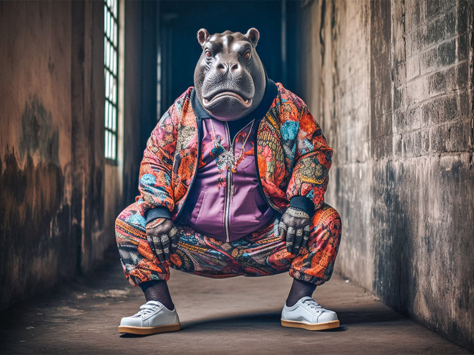 DJ Hippo - CALVENDO Foto-Puzzle'