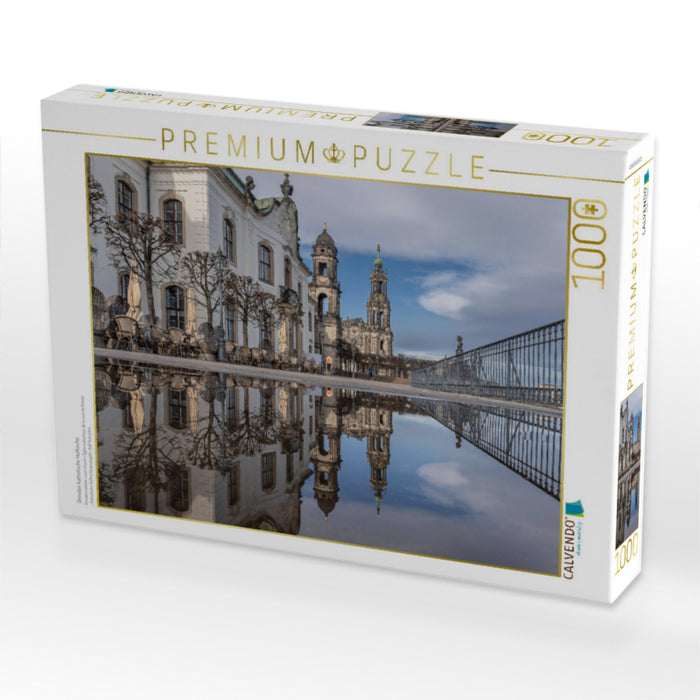 Dresden katholische Hofkirche - CALVENDO Foto-Puzzle'