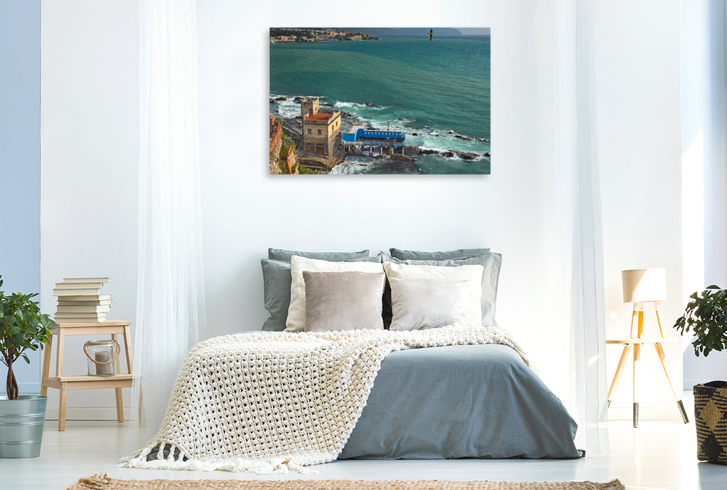 Premium textile canvas A motif from the calendar The timeless beauty of Genoa 