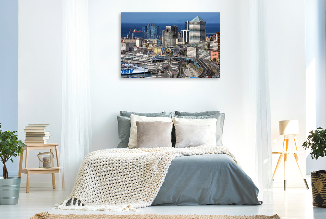 Premium textile canvas A motif from the calendar The timeless beauty of Genoa 