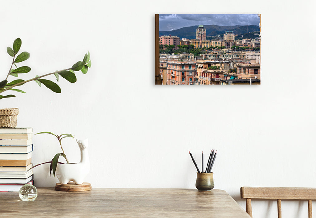 Premium textile canvas A motif from the calendar The timeless beauty of Genoa 