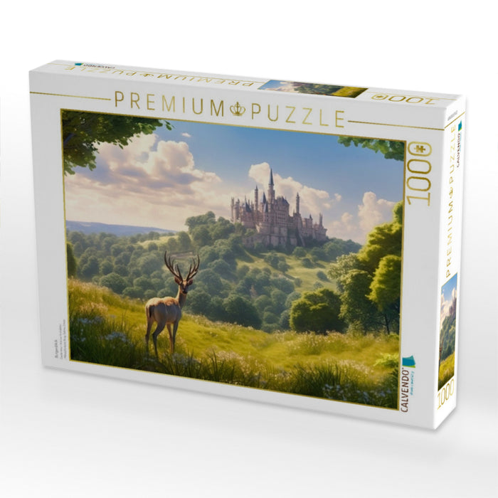 Burgenblick - CALVENDO Foto-Puzzle'