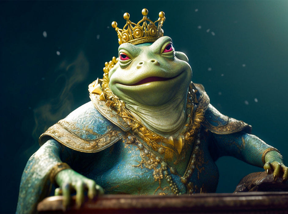 Der Froschkönig - CALVENDO Foto-Puzzle'