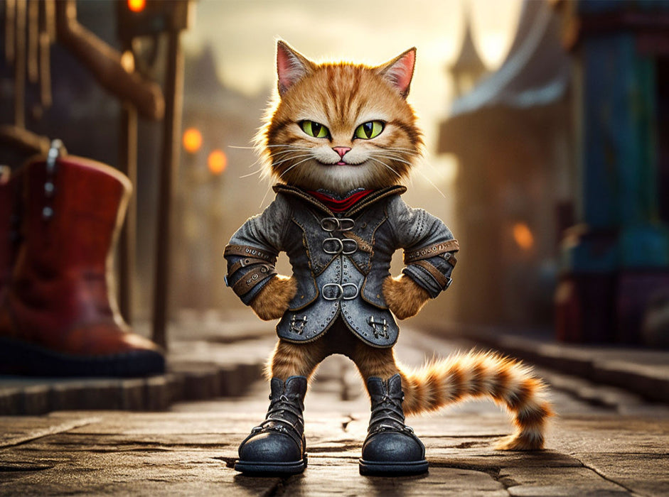 Der gestiefelte Kater - CALVENDO Foto-Puzzle'