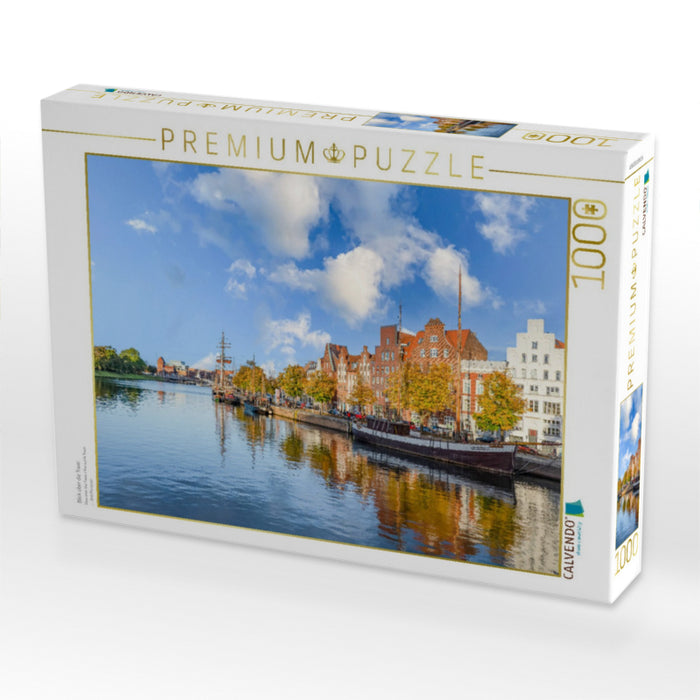 Blick über die Trave - CALVENDO Foto-Puzzle'