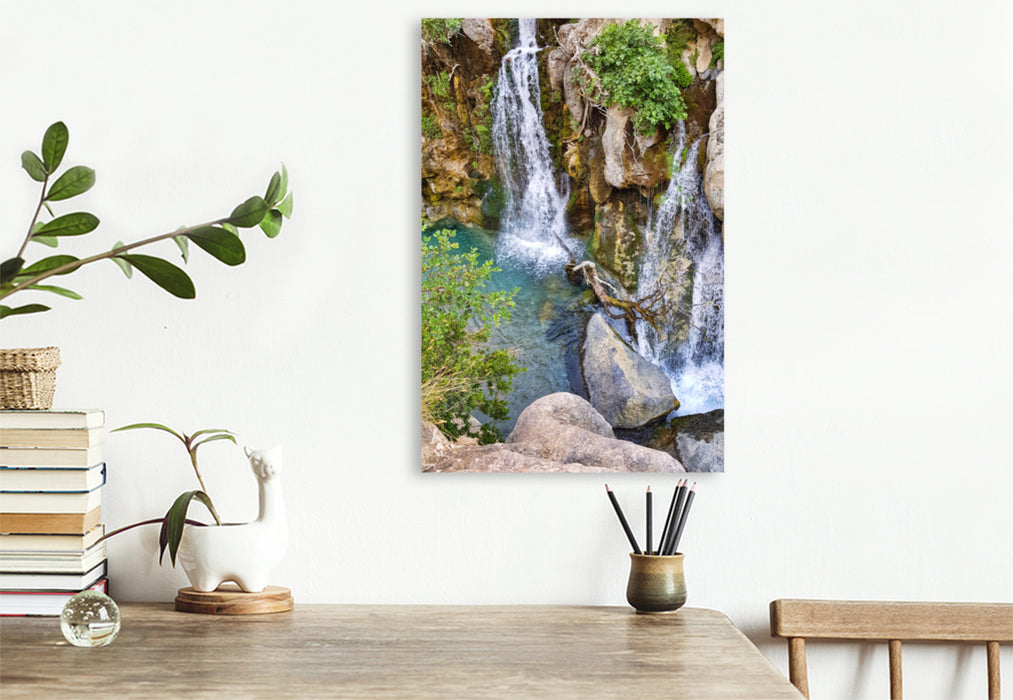 Premium textile canvas Magnificent waterfalls 