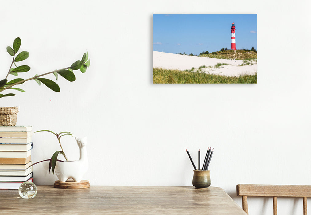 Premium textile canvas Amrum Lighthouse 