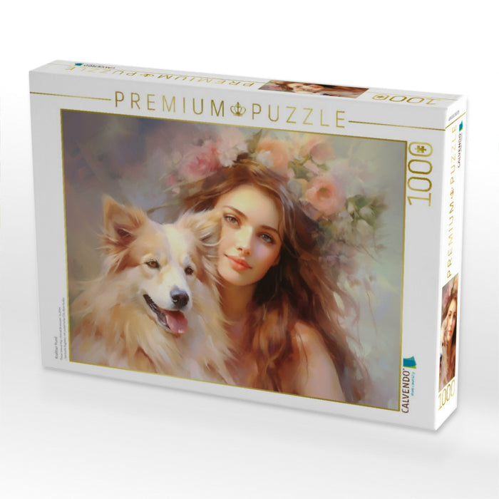 Krafttier Hund - CALVENDO Foto-Puzzle'