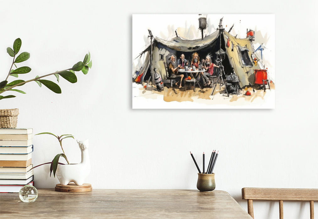 leinwand zelt Premium Textil-Leinwand Zelten — calvendoverlag