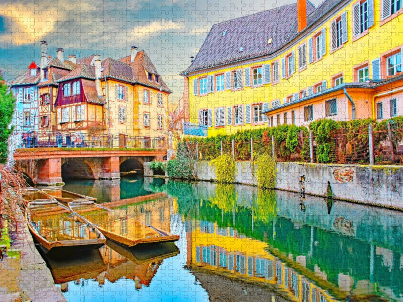 Steinbrücke - CALVENDO Foto-Puzzle'