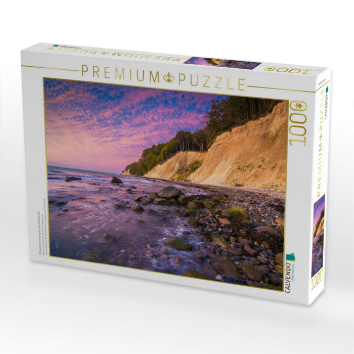 Morgendämmerung an der Kreideküste - CALVENDO Foto-Puzzle'