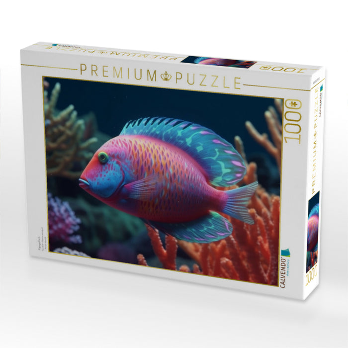 Poisson perroquet - Puzzle photo CALVENDO' 