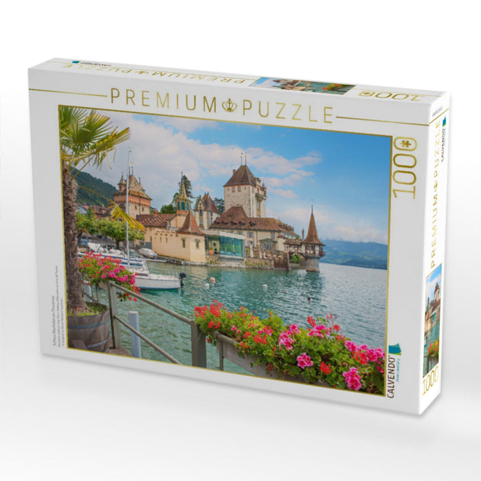 Schloss Oberhofen am Thunersee - CALVENDO Foto-Puzzle'