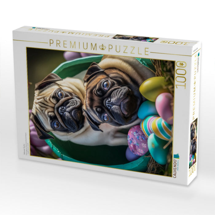 Ostereier Suche - CALVENDO Foto-Puzzle'