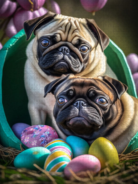 Ostereier Suche - CALVENDO Foto-Puzzle'