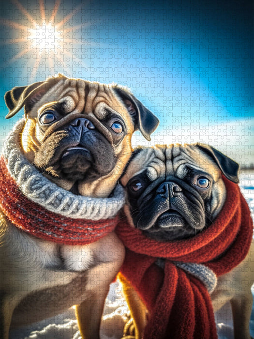 Ein Motiv aus dem Kalender Mein Mops-Kalender - CALVENDO Foto-Puzzle'
