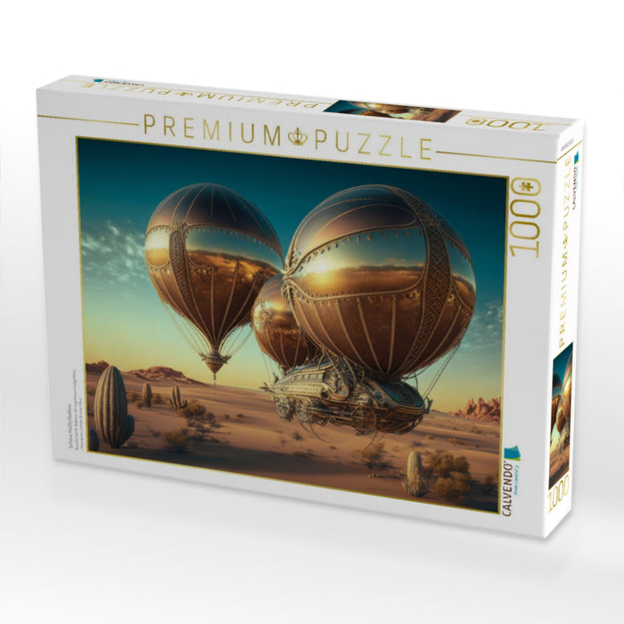 Schöne Heißluftballons - CALVENDO Foto-Puzzle'