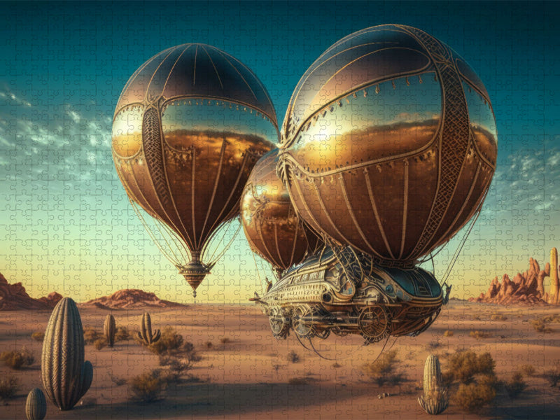 Schöne Heißluftballons - CALVENDO Foto-Puzzle'
