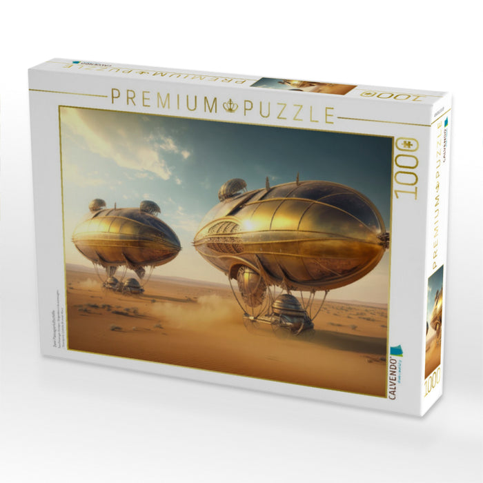 Zwei Passagierluftschiffe - CALVENDO Foto-Puzzle'
