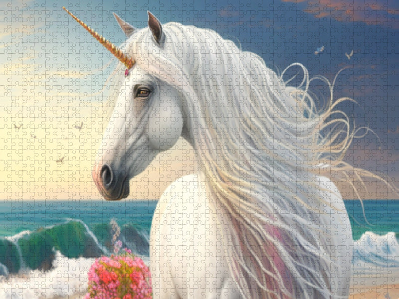 Bezauberndes Wesen am Meer - CALVENDO Foto-Puzzle'