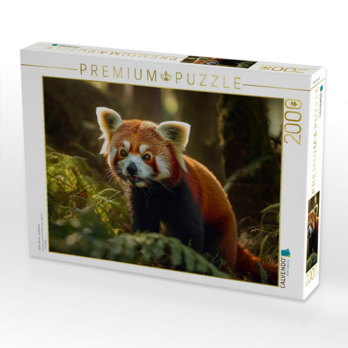 Roter Panda - aufpassen - CALVENDO Foto-Puzzle'