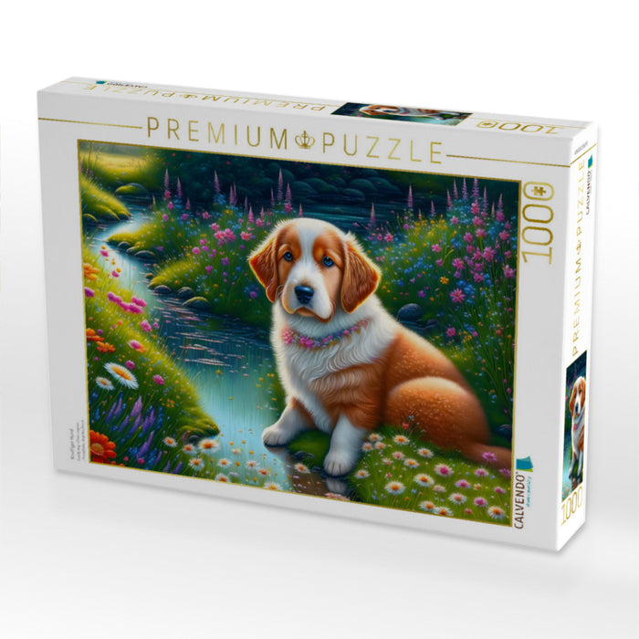 Knuffiger Hund - CALVENDO Foto-Puzzle'